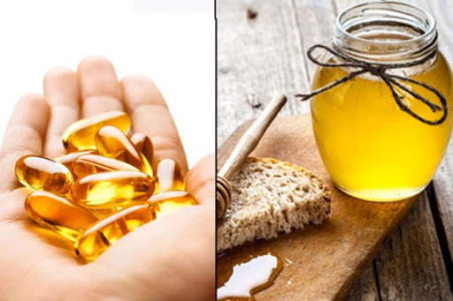 dưỡng mi dài bằng vitamin e và mật ong