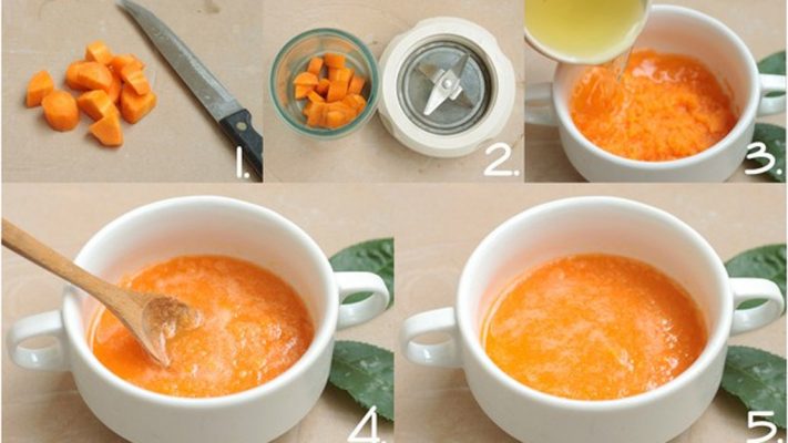 cách làm trắng da mặt không ăn nắng từ cà rốt và chanh