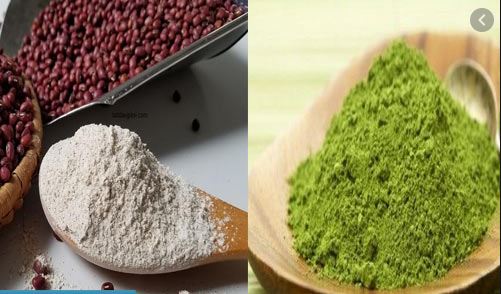 cách làm trắng da mặt bằng trà xanh và đậu đỏ