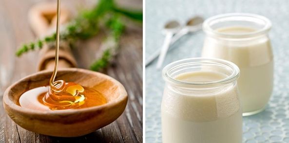 cách làm trắng da mặt bằng dầu oliu sữa chua