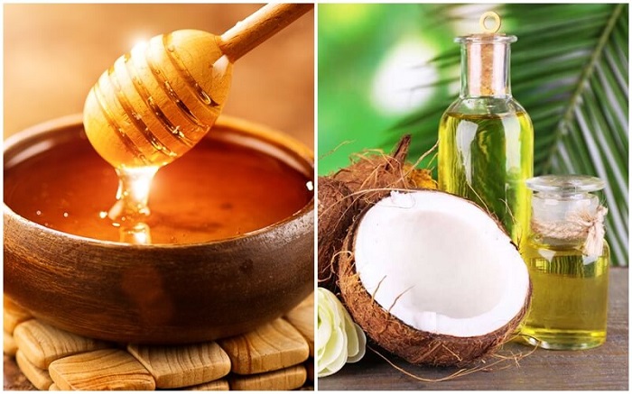 cách trị nám da mặt bằng dầu dừa và mật ong