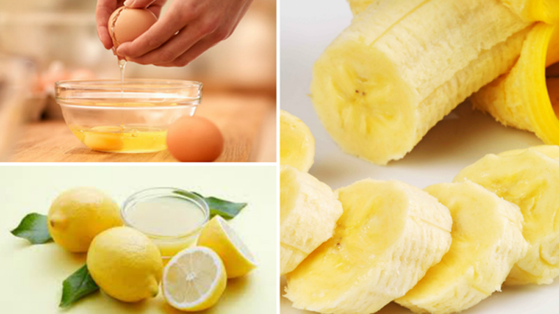 cách trị nám da bằng chuối xanh và chanh