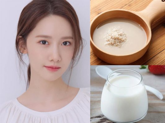 cách trị nám da bằng nước vo gạo và sữa chua
