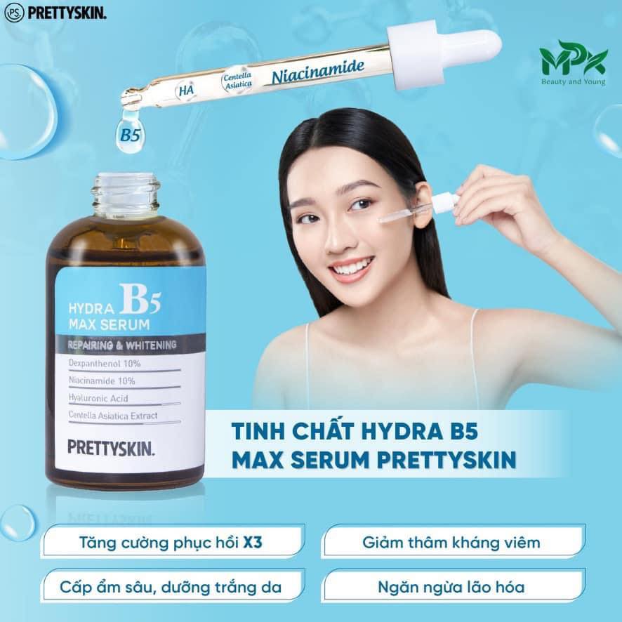 Serum phục hồi dưỡng trắng B5 Prettyskin Hydrat