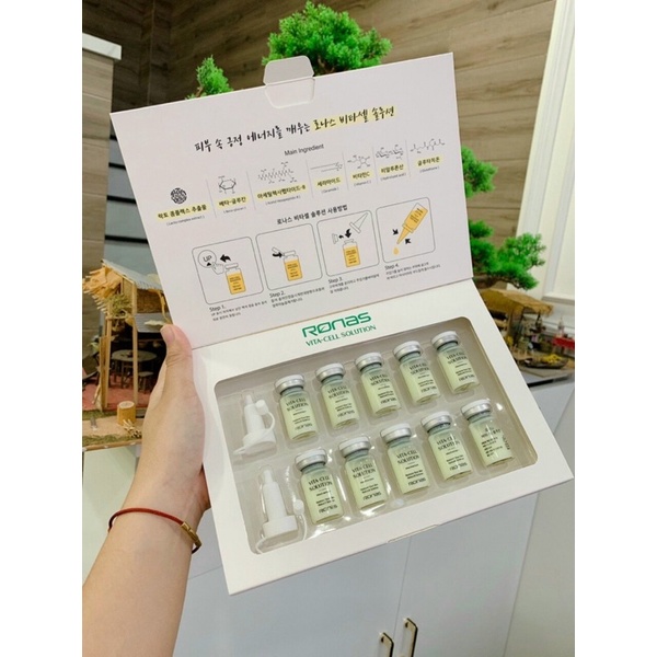 Tế bào gốc trắng da giảm nám Ronas Vita-Cell Solution mẫu mới (Vàng) | Lazada.vn